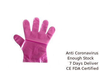 ประเทศจีน Polyethylene ถุงมือผ่าตัดมือถุงมือทิ้งย่อยสลายได้ต่อต้านสารเคมี ผู้ผลิต