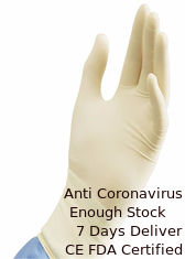 ประเทศจีน ถุงมือแบบใช้มือทิ้งแบบใช้มือตรง Straight Elastic Super DEHP ฟรีสำหรับแพทย์ ผู้ผลิต