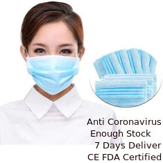 ประเทศจีน หน้ากากใบหน้าไม่ทอทิ้งสบายหน้ากากใบหน้าถูกสุขอนามัยสำหรับคนงาน ผู้ผลิต