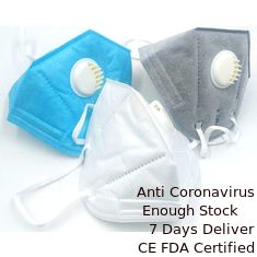 ประเทศจีน Anti Dust FFP2 หน้ากากกันฝุ่นแบบพับได้พร้อมวาล์วความจุสูงในการกรอง ผู้ผลิต