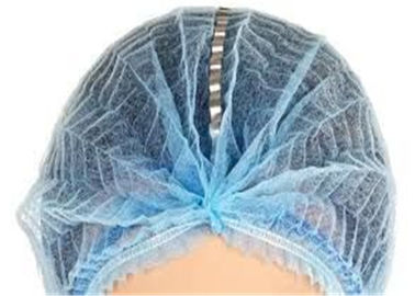 Bouffant หมวกพลาสติกทิ้งป้องกันไวรัสจัดส่งที่รวดเร็วใบรับรอง CE FDA ผู้ผลิต