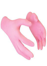 ถุงมือมือทิ้งโค้ง, ถุงมือโพลีแบบใช้แล้วทิ้งที่มีพื้นผิว ผู้ผลิต