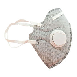 Antibacterial พับ FFP2 Mask ที่ระบายอากาศได้สำหรับงานก่อสร้าง / การขุด ผู้ผลิต